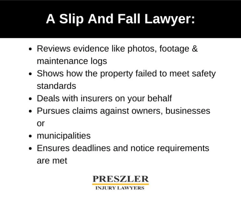Summary Of What a Slip and Fall Lawyer Does